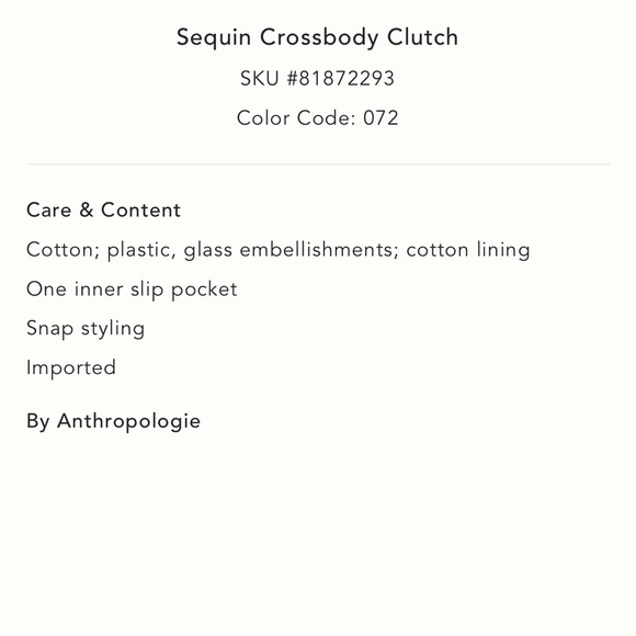 Sequin Crossbody Clutch - Picture 4 of 6